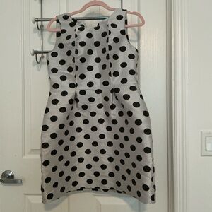 Black and White Polka Dot Dress